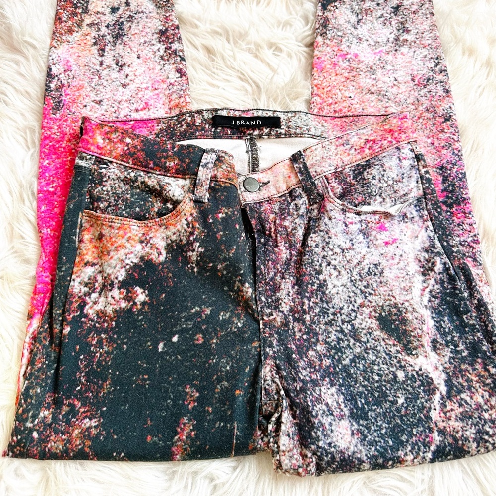 J Brand super skinny photo print jean